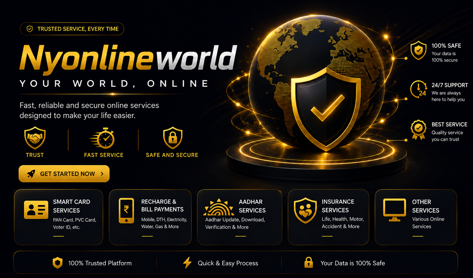 Nyonlineworld — Your world, online. Trust, fast service, safe and secure.